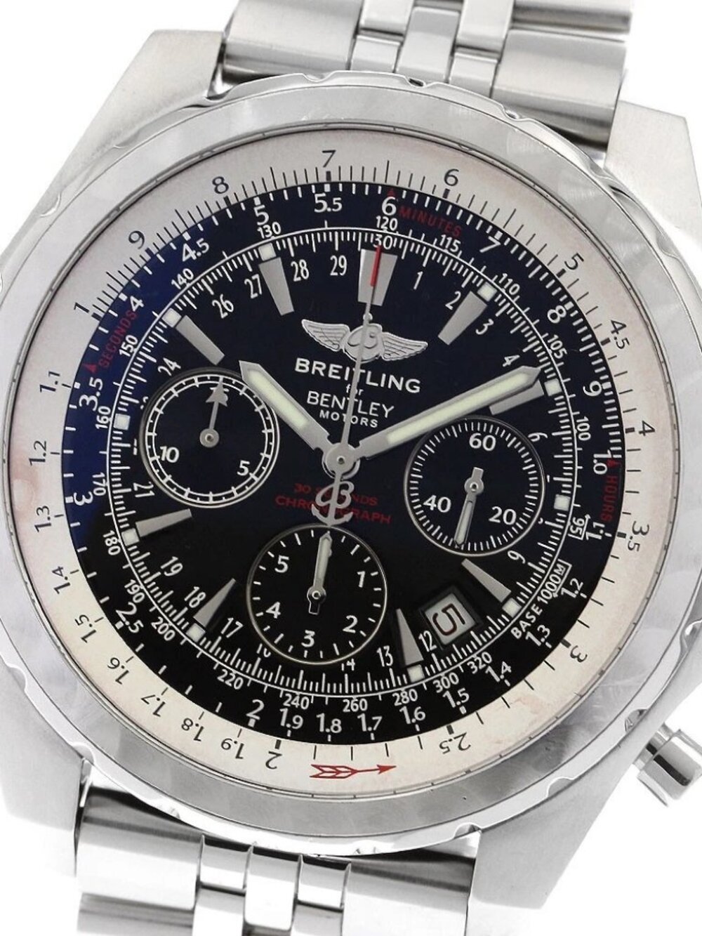 BREITLING Bentley Motors A25363 Chronograph black Dial Automatic Men's_904504